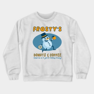 Frosty's Donuts and Coffee Crewneck Sweatshirt